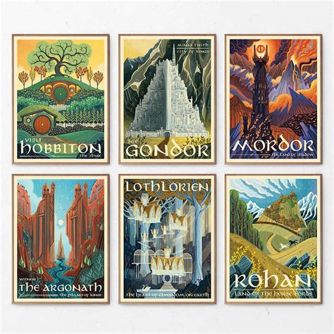 Lord Of The Rings Amazing Landscapes Wall Art Posters