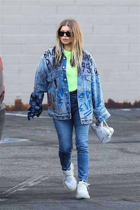 Fergie In Jeans Out In Westwood Gotceleb