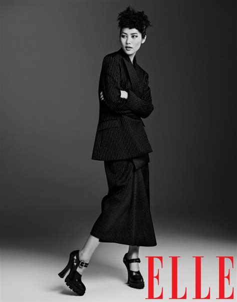 Liu Wen Models Fall Looks For Elle Chinas September Issue Fashion