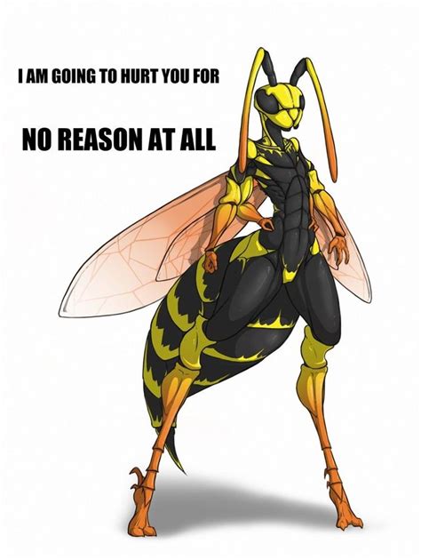 Hornet Humanoid Monster Mythical Creatures Art Concept Art
