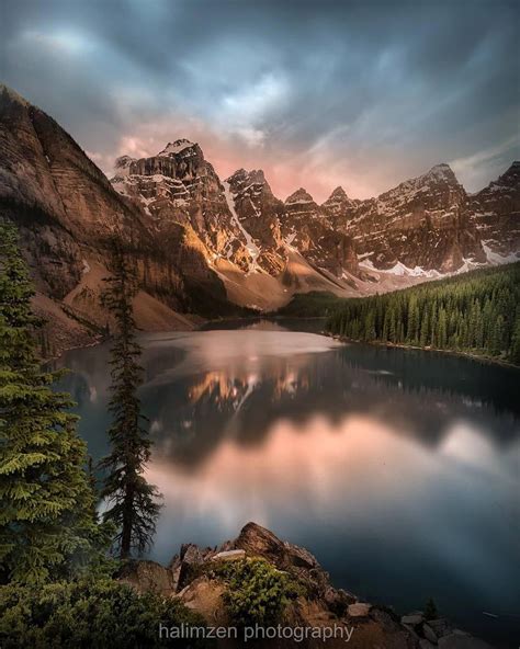 Moraine Lake Banff National Park Alberta Canada By Halim Zen