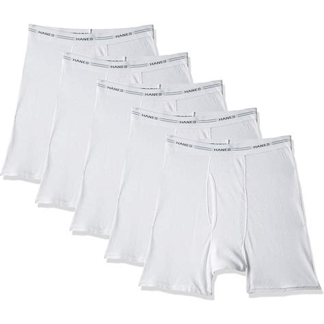 Hanes Mens 5 Pack Ultimate Boxer Briefs With Comfortflex Waistband X