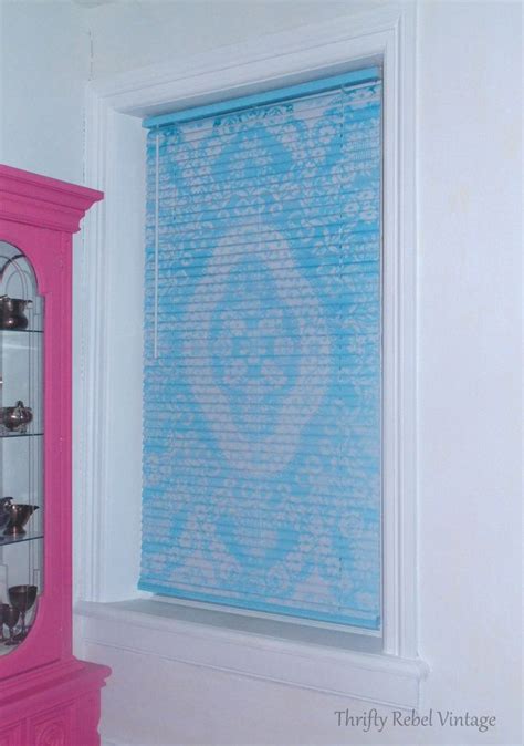 Again, it should neither be too little nor excessive. Mini Blind Makeover With Spray Paint And Lace | Vinyl mini ...