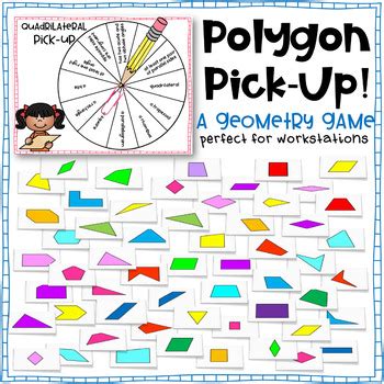 Geometry Math Game Polygon Pick Up By Rulers And Pan Balances TPT