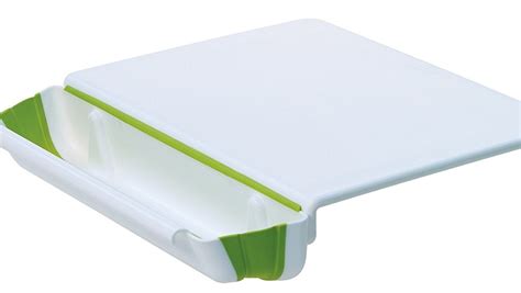 Cutting Board With Collapsible Bin Gadget Flow