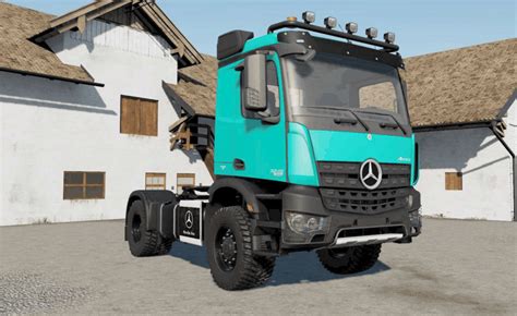 Mercedes Benz Arocs V10 Fs19 Landwirtschafts Simulator 19 Mods