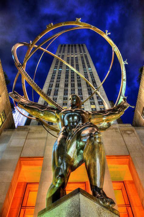 Atlas Statue At Rockefeller Center Photograph By Randy Aveille