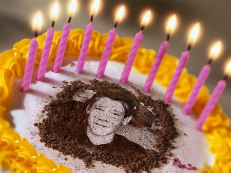 Find cards for every occasion with amazing quality and unique designs. Personal photo on birthday cake - a perfect greeting card!