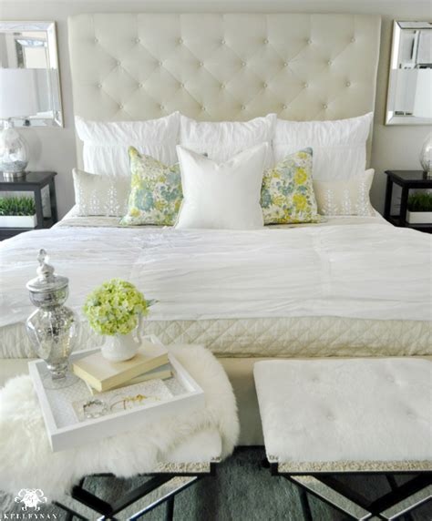 The Transformation of One Bed Over One Year | Kelley Nan Should i hang two smaller pictures side by side or just one large picture above the sofa to the left of the fireplace?