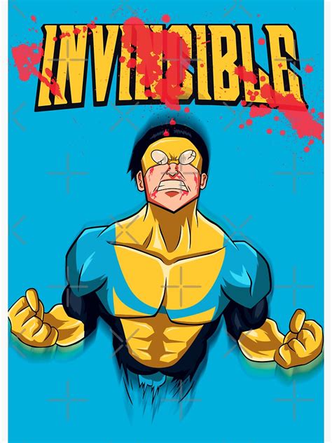 Invincible Comics Sticker By Artanddesigni Redbubble