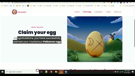 Claim Your Egg On Polkamon Nft Egg Lottery Format Youtube