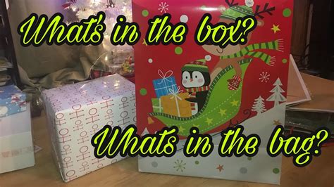 What In The Box Whats In The Bag Christmas Ts Opening Youtube