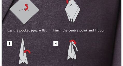 Fold your handkerchief in half twice and lay it on a flat surface. How to Fold a Pocket Square for a Tuxedo
