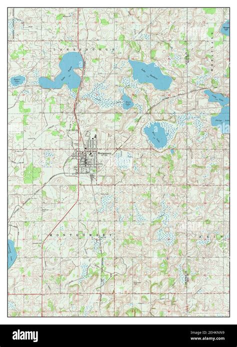 Map Of Montgomery Minnesota Cut Out Stock Images And Pictures Alamy