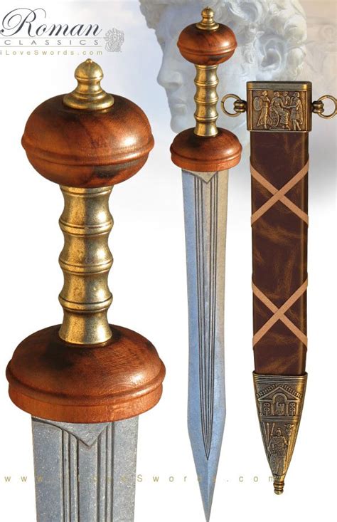 Noblewares Large Image Of Roman Gladius Sword 4140 With Sheath By Denix