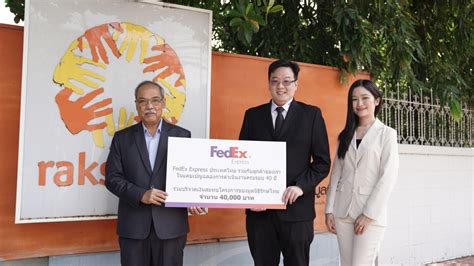 FedEx Celebrates 40 years in Thailand, by Donating towards Local