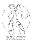 This coloring book includes 3 different pages of pointe ballet shoes for you to color and build your own illustrations. Ballet Coloring Pages | Wish Upon a Ballet