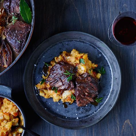 Braised Short Ribs With Root Vegetable Mash Recipe
