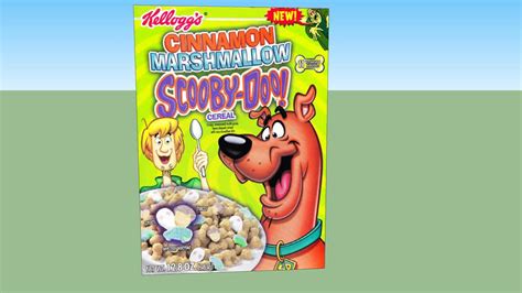 Kelloggs Cinnamon Marhsmallows Scooby Doo Cereal 3d Warehouse