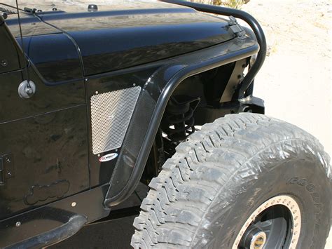 Tjlj 4 Flare Hi Fender Front Fenders Steel Genright Jeep Parts