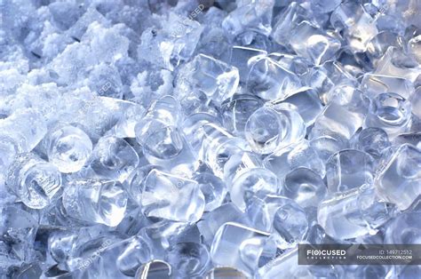 Deep Frozen Ice Cubes — Filtered Exhilarant Stock Photo 149712512