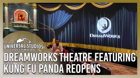 Dreamworks Theatre Featuring Kung Fu Panda Reopens At Universal Studios