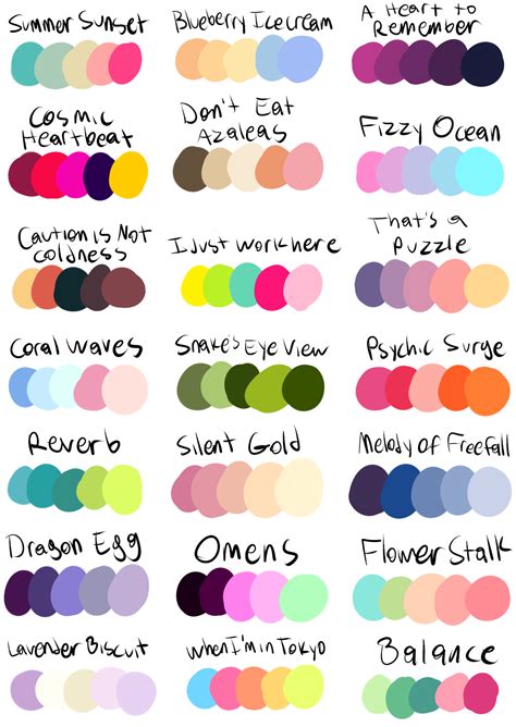 Put A Character A Color Palette In My Ask Box And Ill Draw Itwith