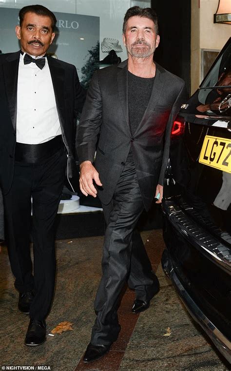 slim simon cowell 63 shows off his 3st weight loss in a grey suit daily mail online