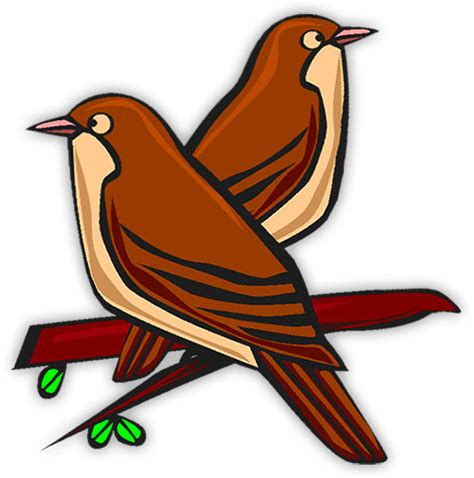 Bird On Branch Clip Art Free Download On Clipartmag