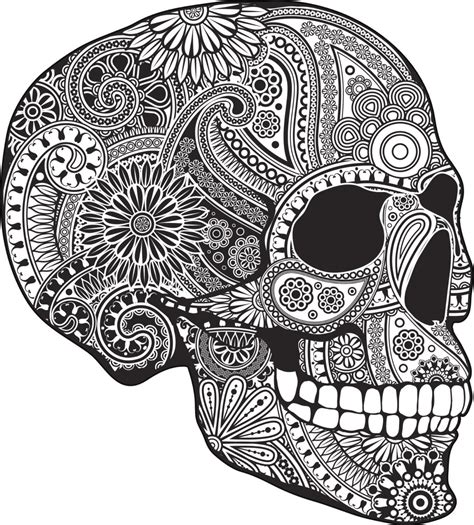 Tatouage tête de mort mexicaine signification tendances. Cousin Coloriage Halloween Tete De Mort | Meilleur COLORIAGE Pour Les Enfants Imprimables ...