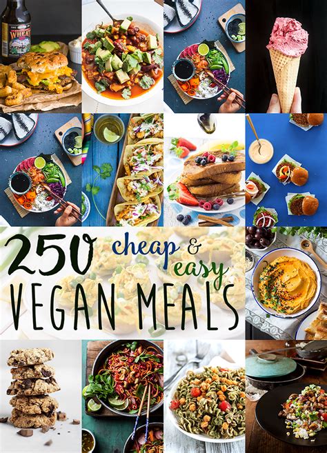 250 Cheap And Easy Vegan Meal Ideas • Green Evi