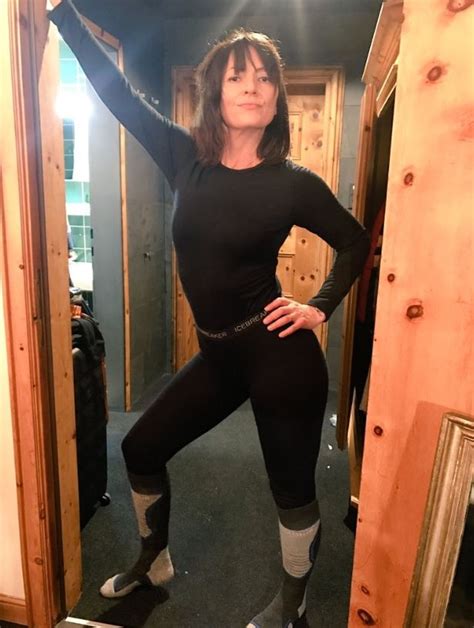 Davina Mccall Poses In Her Undergarments Ahead Of The Jump Launch Show