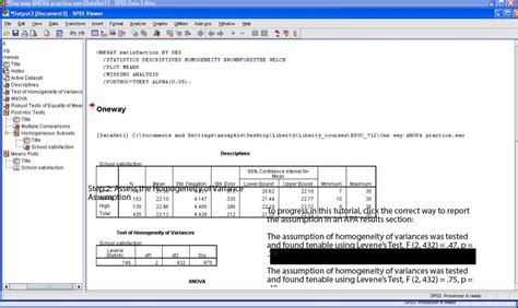 How To Perform A One Way Anova Test In Spss Top Tip Bio Statistics Step