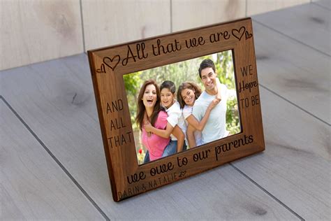 Buy Handmade Custom Engraved Picture Frames Made To Order From Etchey