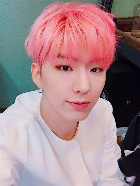 Male Idols Pink Hair Kpop Korean Hair And Style
