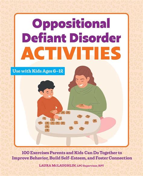 Oppositional Defiant Disorder Activities Book By Laura Mclaughlin Lpc