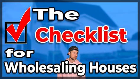The Wholesaling And Flipping Houses Checklist For Beginners Step By