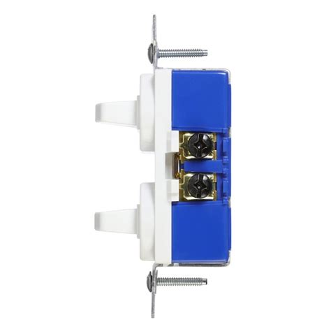 Eaton 15 Amp Single Pole Combination Light Switch White At