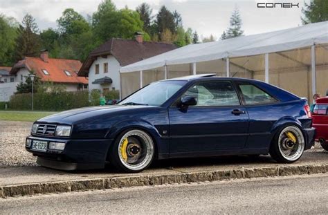 1990 Volkswagen Corrado Vr6 Stance Slammed Lowered Blue Custom