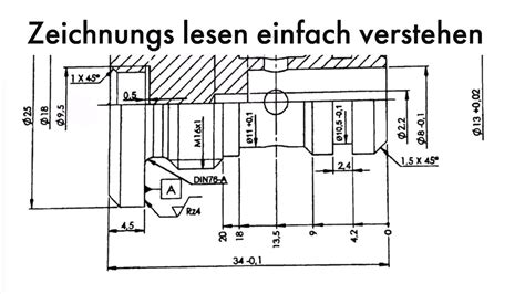 Prüfungsaufgabe TECHNISCHE ZEICHNUNG einfach verstehen Teil IHK Maschinenbau METALL