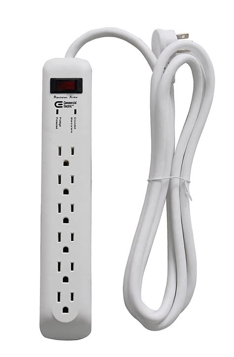Defiant 6 Outlet Power Bar With Surge Protector And 45 Degree Angle