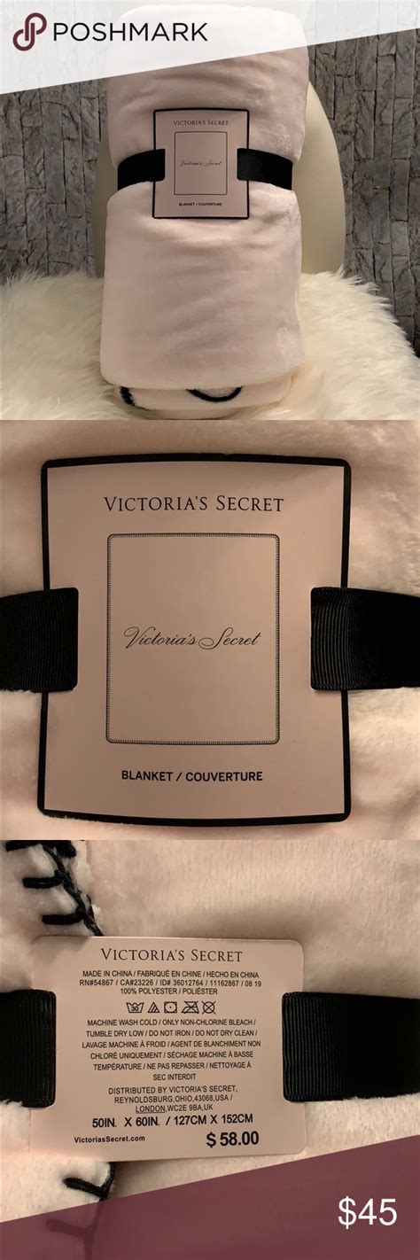 Victorias Secret Blanket Victorias Secret Blanket Light Pink Colors