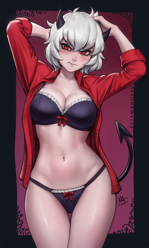 Malina Helltaker Drawn By Sciamano240 Danbooru