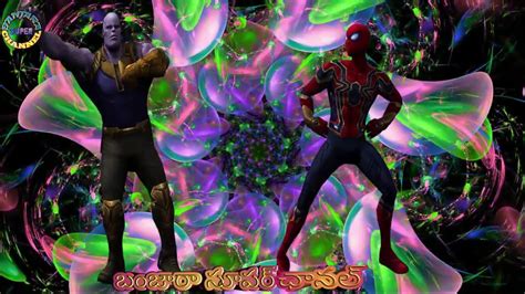Spider Man And Thanos Super Dancing Green Video Editing By Gasiram