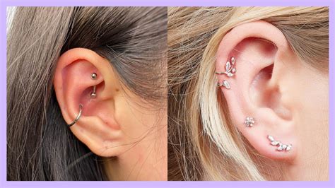 Ear Piercing Types How Painful How Fast To Heal