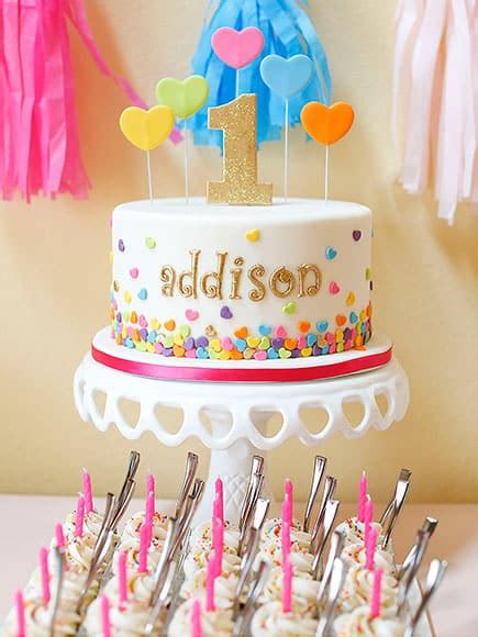 Coolest number 1 birthday cake with smarties. The Ultimate List of 1st Birthday Cake Ideas - Baking Smarter