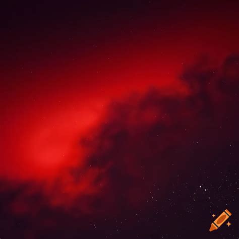 Red Night Sky On Craiyon