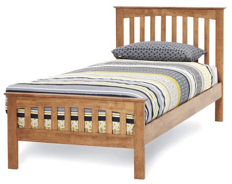 Amelia Honey Oak Finish Bed Frame Custom Size Beds Made To Measure