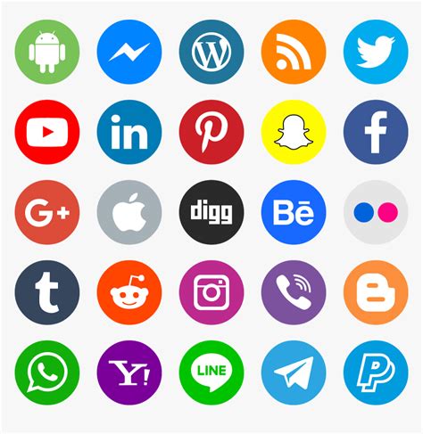 High Resolution Social Media Icons Clipart 10 Free Cl