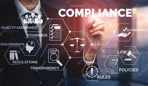 Premium Photo Compliance Rule Law And Regulation Graphic Interface